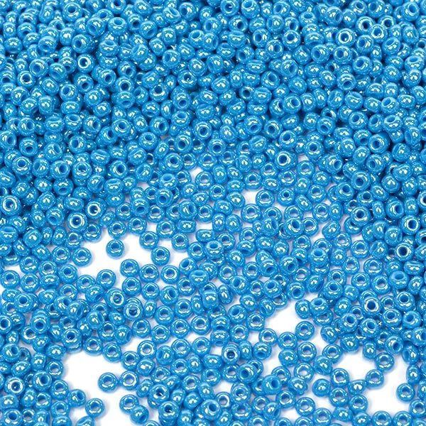 Бисер Preciosa 68080 серо-голубой жемчуг