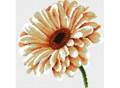 Набор для вышивания крестом Белоснежка " Белая гербера" 6007-14