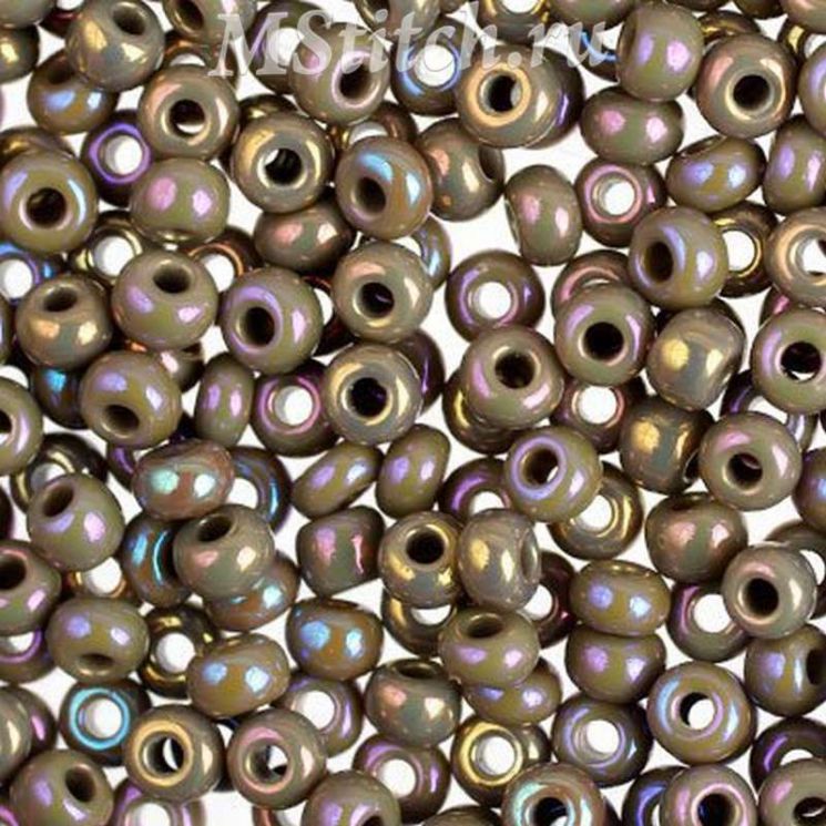 Бисер Preciosa 44020 серый радужный