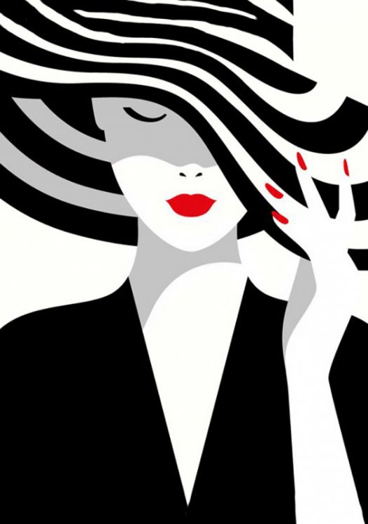 Ag 040 Алмазная мозаика Гранни "Леди грация"