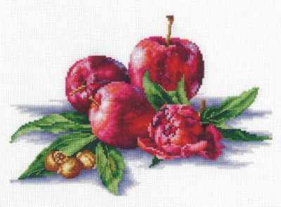 Я-03 Набор для вышивания Сделай Своими Руками "Яблоки и орешки"