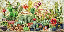 11.002.11 Набор для вышивания Марья Искусница "Кактусы"