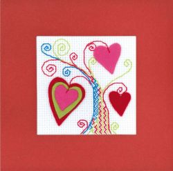 1420АС Набор для вышивания Риолис "Открытка "Валентинов день"