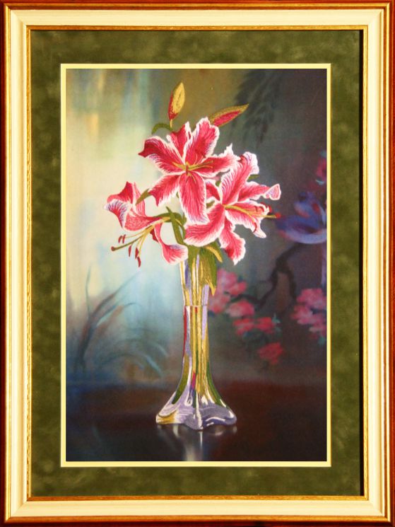 Набор для вышивания гладью РИСУЕМ ИГЛОЙ "Вера Надежда Любовь" N0001