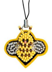 1440АС Набор для вышивания Риолис Брелок "Пчелочка"