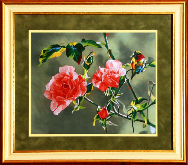 Набор для вышивания гладью РИСУЕМ ИГЛОЙ "Сказки старого сада" N0008